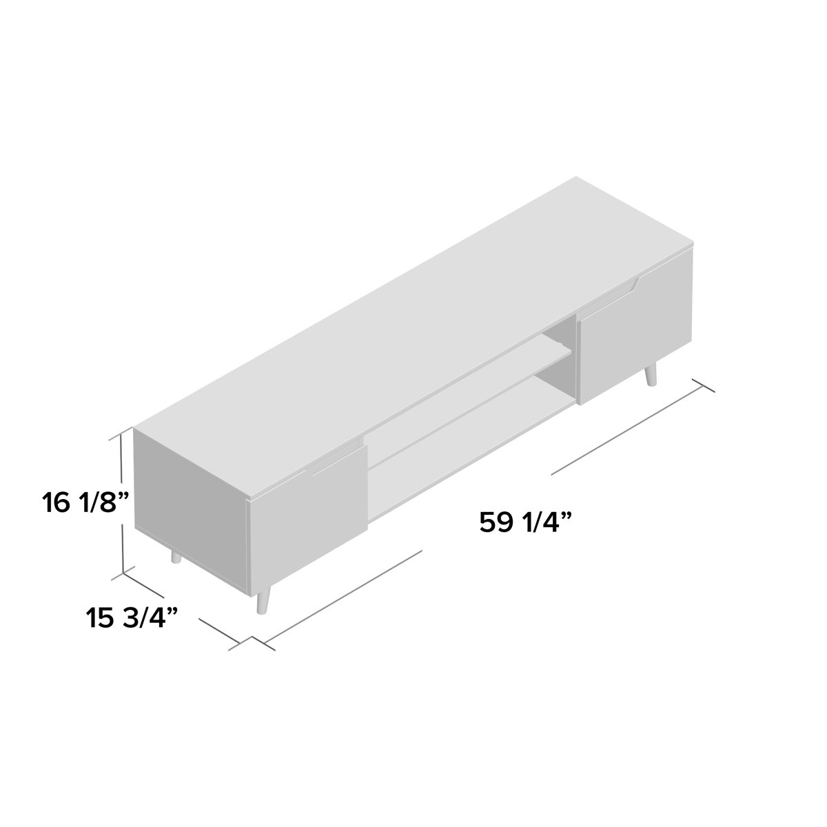 Hashtag Home TV Stand for TVs up to 65" & Reviews Wayfair.co.uk